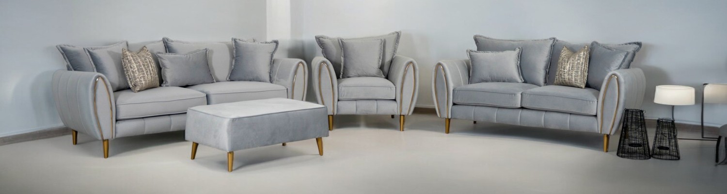 Laura Modern Fabric Sofa Range Laura Modern Fabric Sofa Range