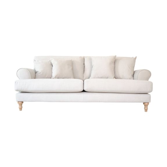Jasper Traditional Fabric Sofa Range 3 Seater Wide Choice Colour & Fabric