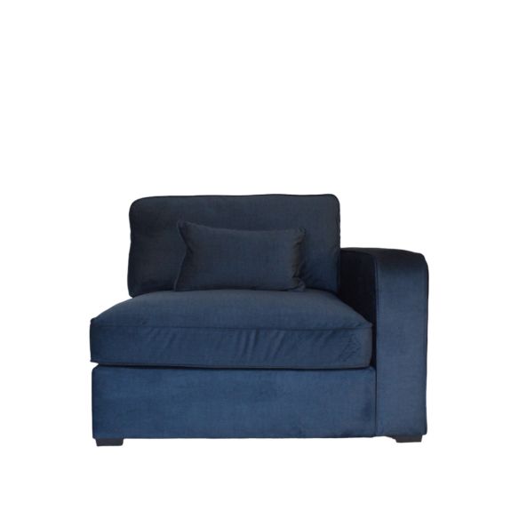 Coco Luxury Modular Fabric Sofa Range Deep Seatpad RHF Arm Section Wide Choice Colour & Fabric