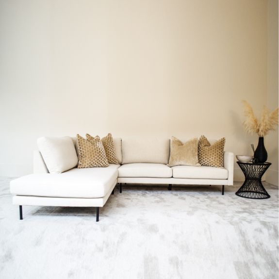 Hendrix Contemporary Fabric Sofa Range 2 Corner RHF Chaise