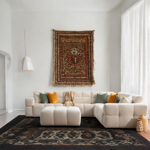 California Corner + Footstool set