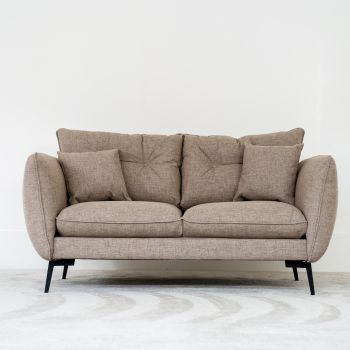 Athena Classic Fabric Sofa Range 2 Seater Wide Choice Colour + Fabric