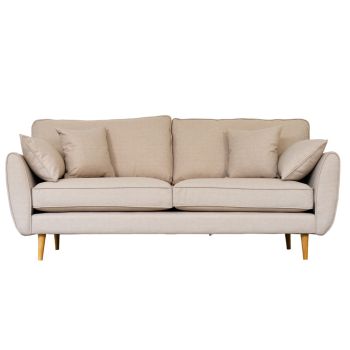 Paige Modern Classic Fabric Sofa Range 3 Seater Wide Choice Colour + Fabric