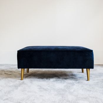 Laura Sofa Range Modern Fabric Footstool Wide Choice Fabric , Colour, Trim & Feet