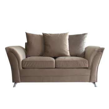 Monroe Sofa Range Classic Fabric 2 Seater Wide Choice Of Colour
