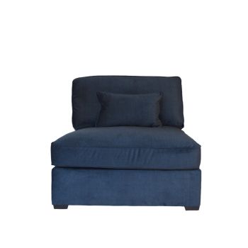 Coco Luxury Modular Fabric Sofa Range Deep Seatpad Armless Section Wide Choice Colour & Fabric