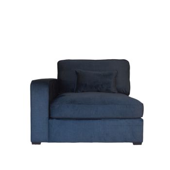 Coco Luxury Modular Fabric Sofa Range Deep Seatpad LHF Arm Section Wide Choice Colour & Fabric